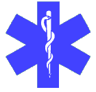 Image: Star of Life - the logo issued to Paramedics in the UK.