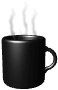 Image - steaming coffee mug
