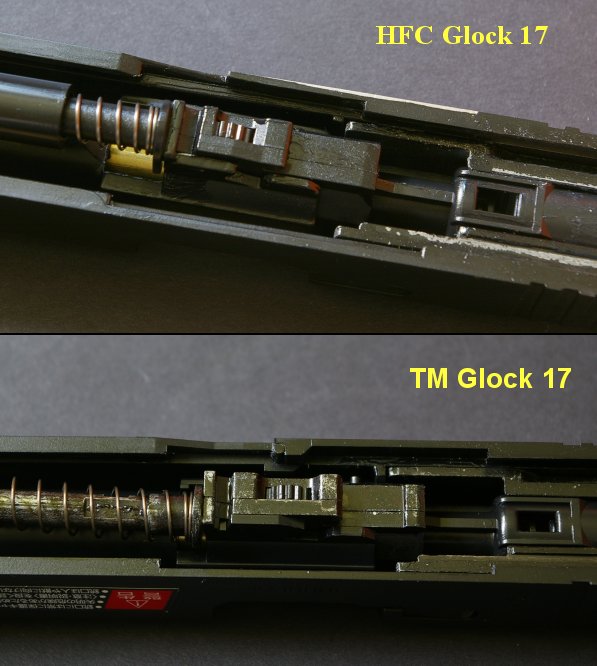 ...and a shorter construction around the hop-up adjuster