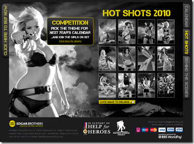 hot shots calendar 2010