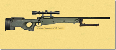 L96A1 sniper rifle with Scope