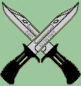Image: The Fieldcraft 101 logo - Crossed Bayonets