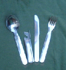 Image: Camping Knife Fork and Spoon set