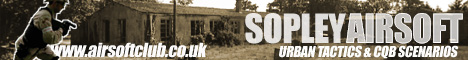 Image: banner for the Sopley Urban Airsoft Gaming site