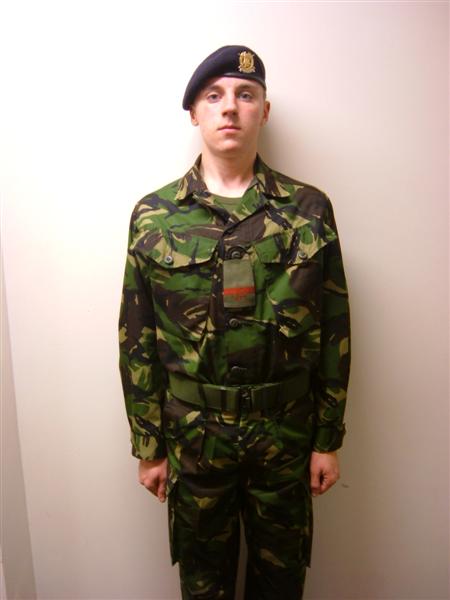 Me in my first week in the army