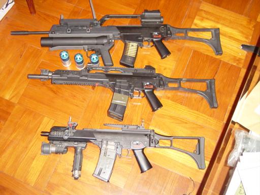 G36 with AG36, G36K with M560 & G36C with M900A