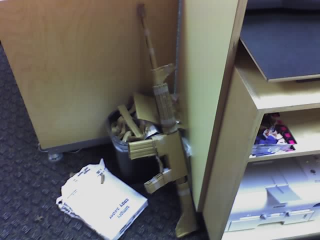 My M4a1 made completely of cardboard