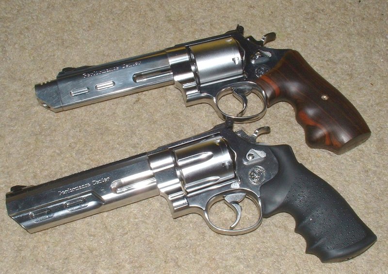 Two Tanaka S&W PC 629 Revolvers