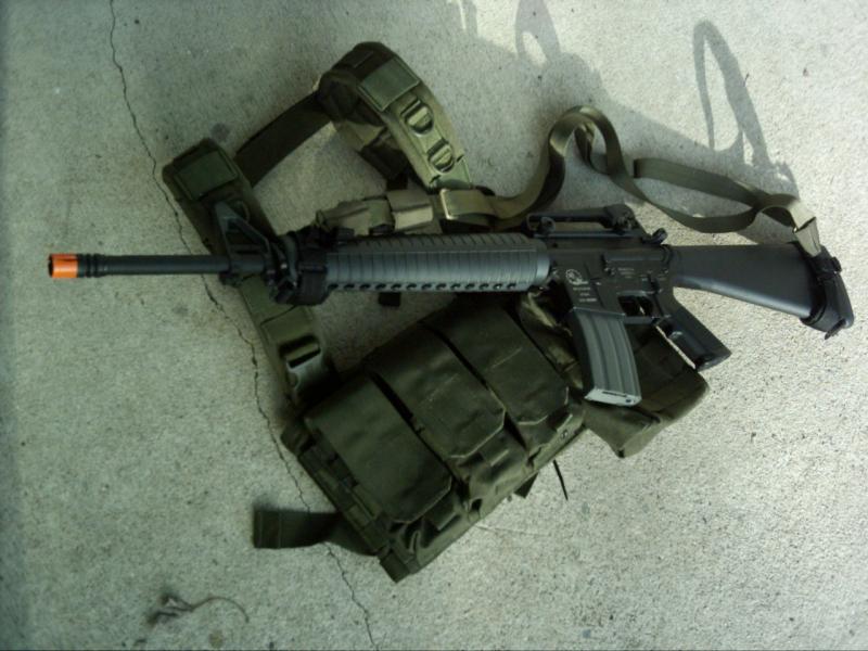 MY new gear and my new CA M15a4 rifle