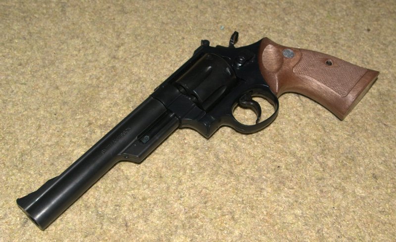 Crown S&W M29 spring revolver