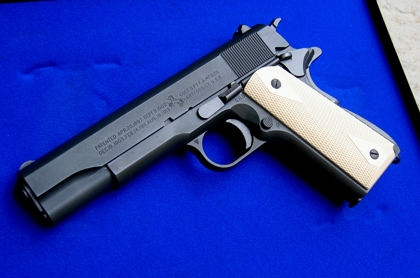 WA SCW2 M1911A1 with PGC metal kit and Ivory grips - 1