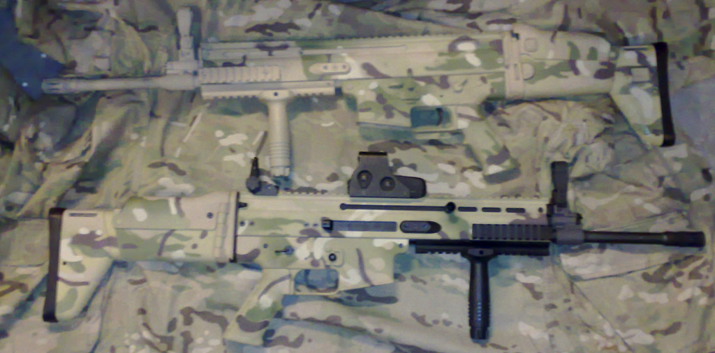 Classic Army FN Scar-L Multicam Paintjob