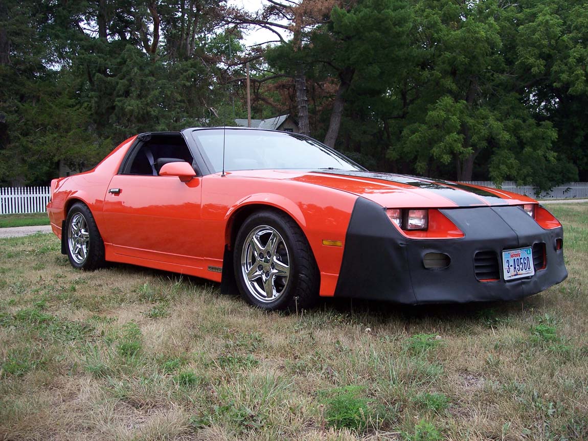 My Camaro, 1985 Z28 with a 350 Vortec, twin turbo, with the