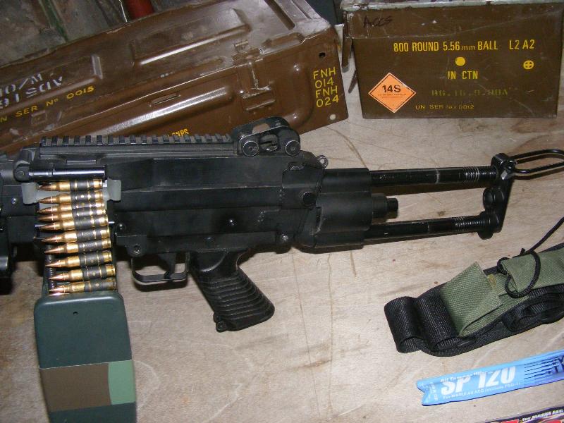 M249 closeup