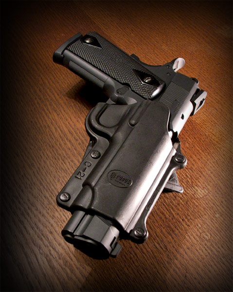S&W 1911 in Fobus holster