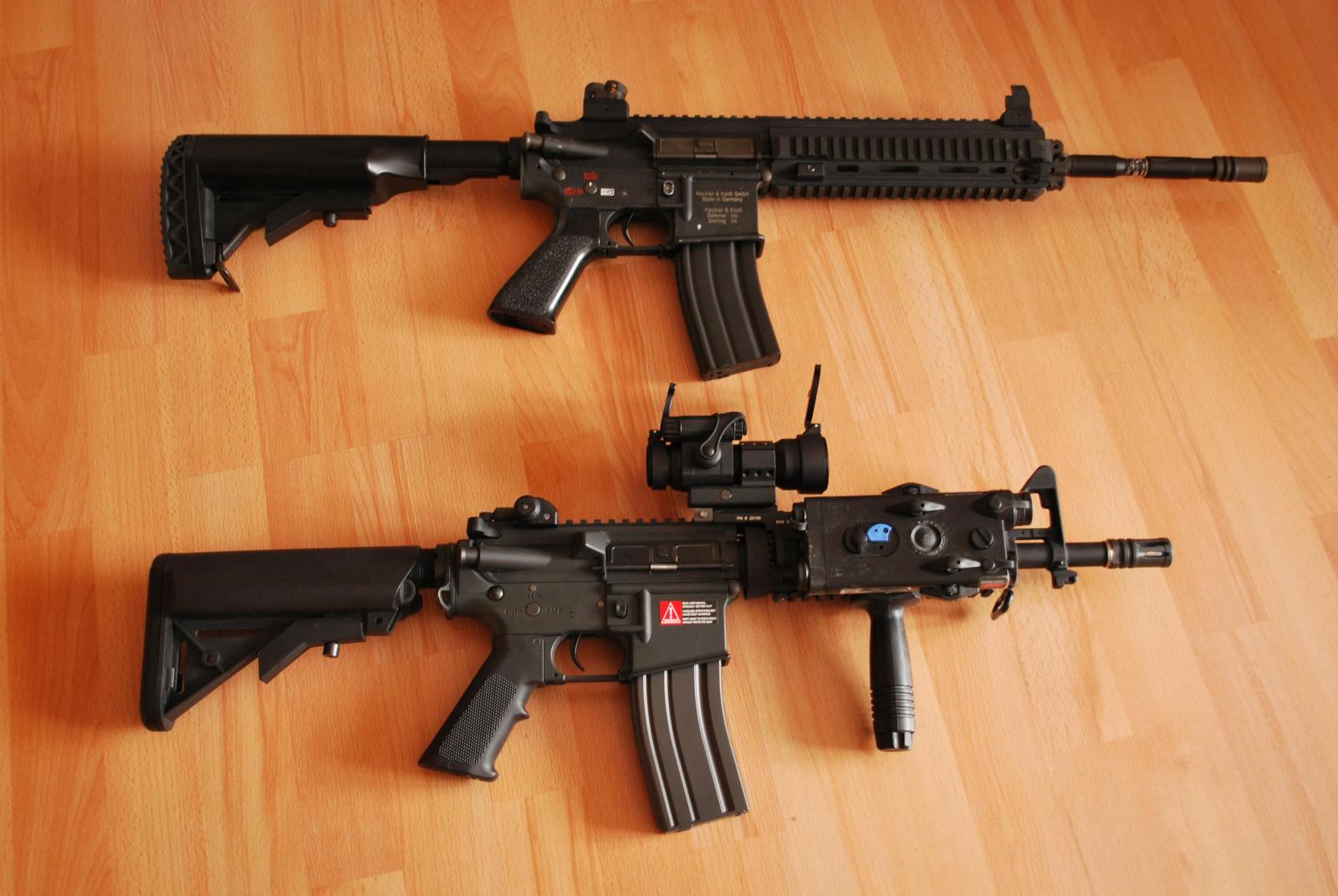 VFC HK416 & G&P M4 RAS II