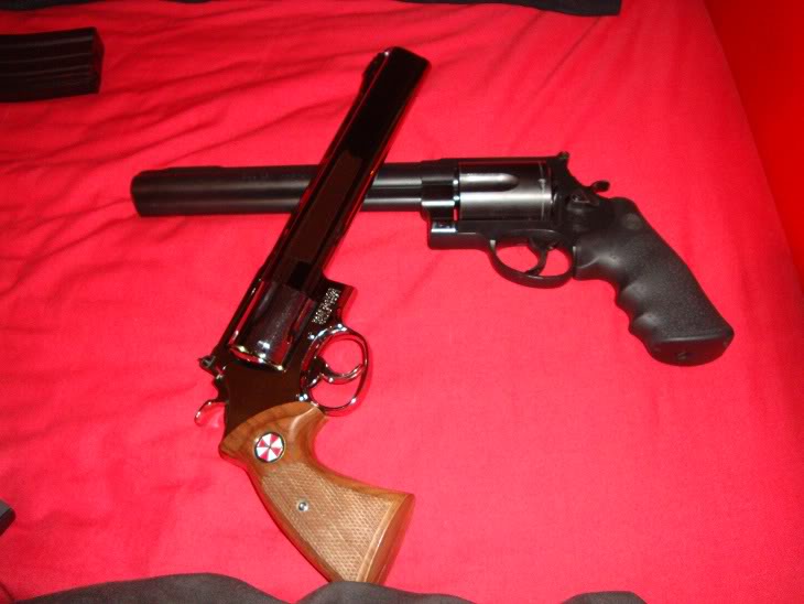 Tanaka Umbrella 8" revolver & Tanaka S&W M500 revolver