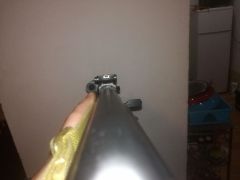 painted AK sights aiming