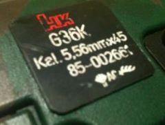 G36k's Trademark plate (Made by Panoptes)