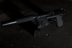 KWA Mk23 Pistol + Dangerwerx Adapter + Silencer