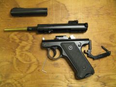 KJW MK1 Ruger NBB 6 Remove the pistol grip assembly