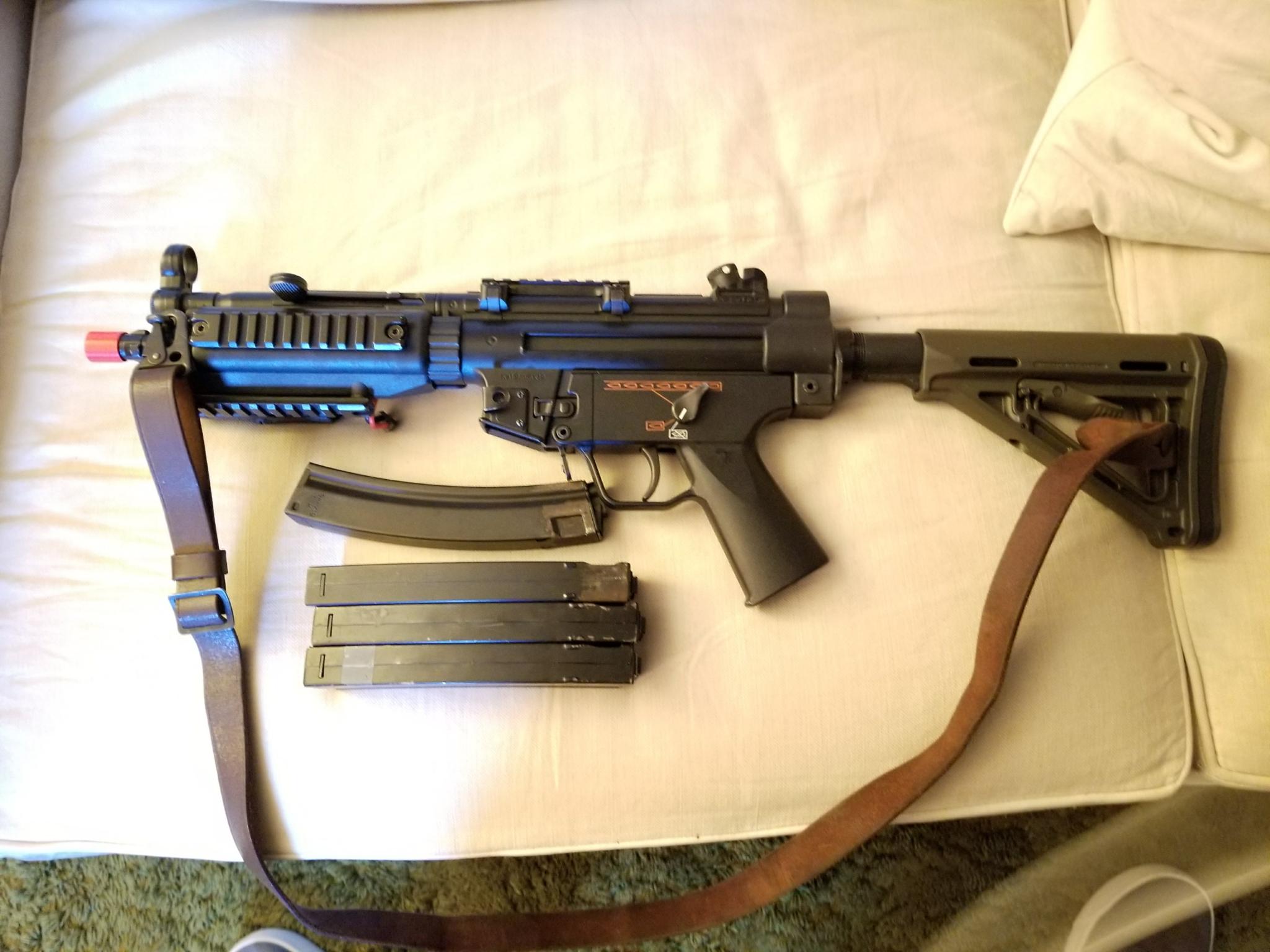 Marui MP5A5 with AR stock and RIS - AEG Guns (USA) - ArniesAirsoft Forums