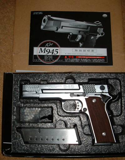 Just Pistols - GBB -KSC S&W PC945 Silver
