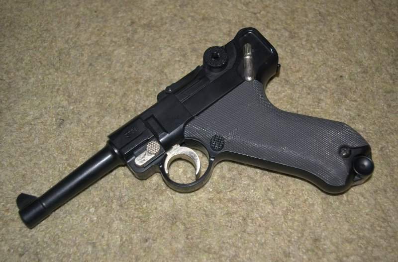 Mystery 92FS 6mm BB Gas Airsoft Pistol P.BERETTA ( Full Marking / Black )
