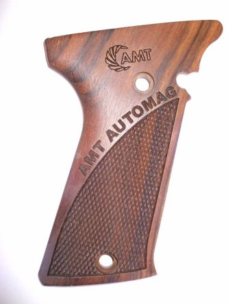The eagle eyed can find Wood grips for the automag on the web.