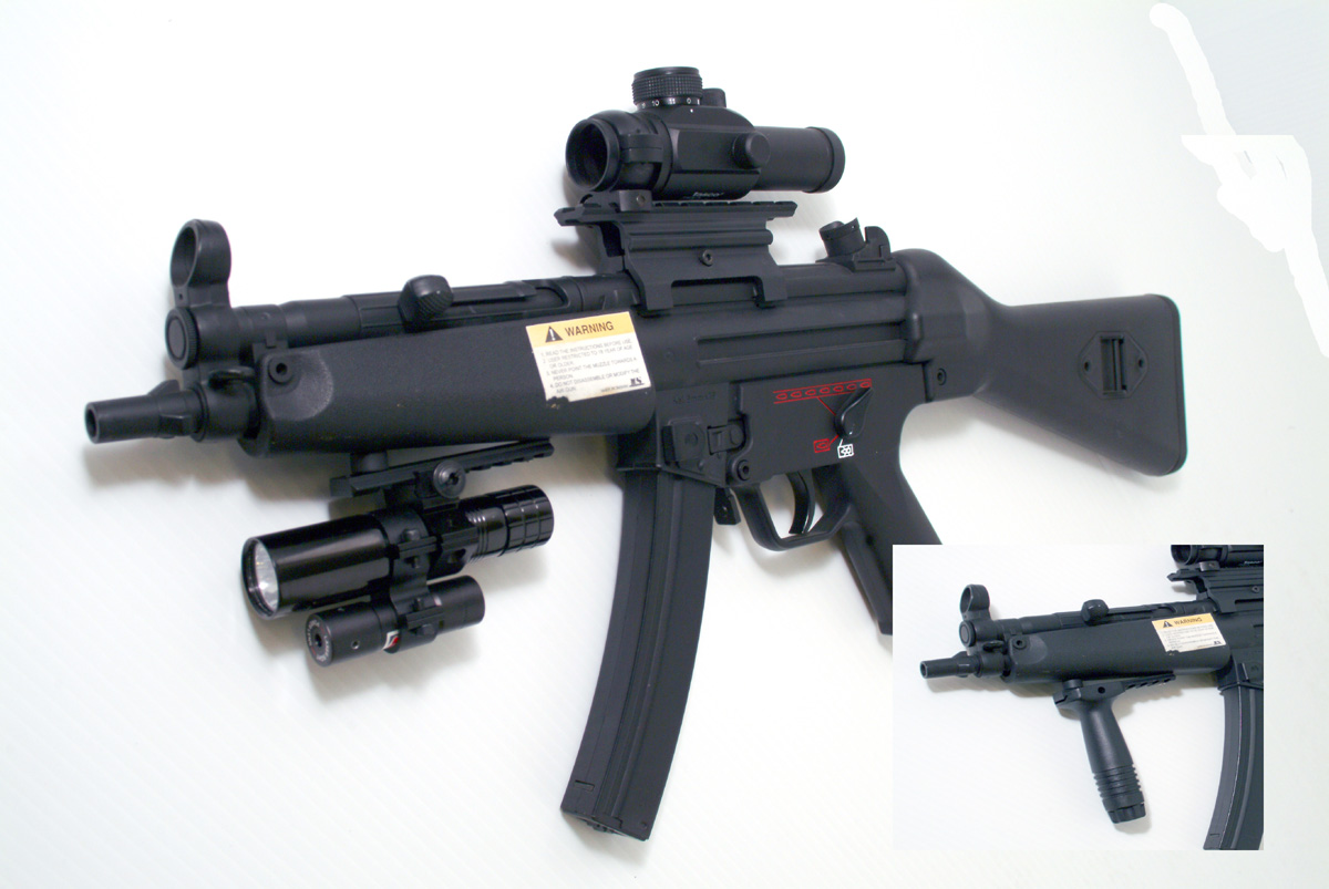 a rail option for M15 or MP5A � s or MP5 SD � s. Fit any RIS accessory (gre...