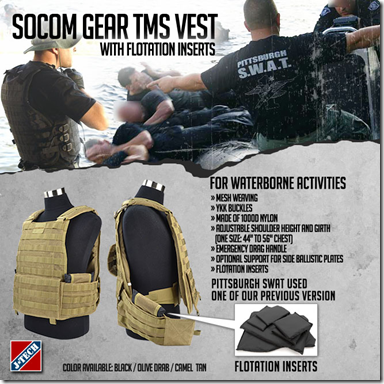 J-Tech Gear: New SOCOM TMS vest with buoyancy inserts – ArniesAirsoft News