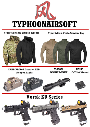 10 Off Tactical Gear And Accessories At Typhoon Airsoft With Discount Code Arniesairsoft News